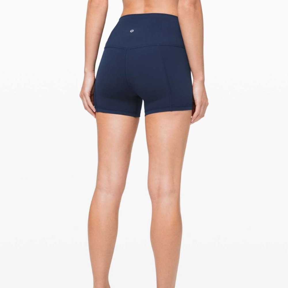 Lululemon align navy biker shorts